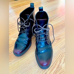 Zara lace up ankle boots